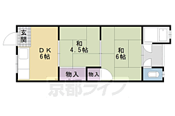 間取図画像 2DK