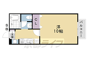 アムール西桂　Ａ棟 107 ｜ 京都府京都市西京区樫原上池田町（賃貸アパート1K・1階・30.32㎡） その2