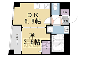 ファステート京都東寺グラン 603 ｜ 京都府京都市南区西九条唐戸町（賃貸マンション1DK・6階・28.11㎡） その2