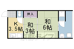 間取図画像 2K