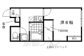 レオパレスＪ　ＢＯＸIII 203 ｜ 京都府京都市中京区西ノ京小堀池町（賃貸アパート1K・2階・20.28㎡） その2