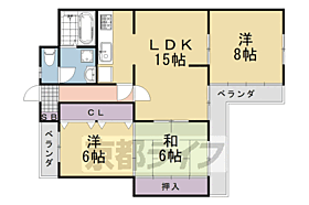 レイジェンス大八木 302 ｜ 京都府京都市西京区上桂御正町（賃貸マンション3LDK・3階・80.00㎡） その2