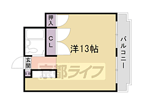 メゾン・ドゥ・ペッシュ 301 ｜ 京都府京都市右京区梅ヶ畑向ノ地町（賃貸マンション1R・3階・31.44㎡） その2