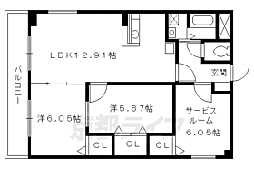 京都府京都市下京区不明門通五条上ル玉屋町（賃貸マンション3LDK・2階・63.37㎡） その2