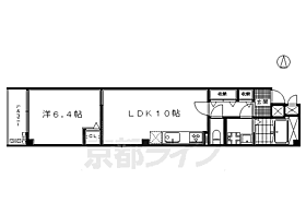 京都府京都市下京区佐女牛井町（醒ケ井通六条上る）（賃貸マンション1LDK・1階・40.67㎡） その2