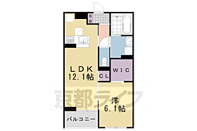 ニュー．リーヴァ25 102 ｜ 京都府亀岡市篠町広田1丁目（賃貸アパート1LDK・1階・45.60㎡） その2