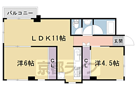 シーズン嵐山 805 ｜ 京都府京都市右京区嵯峨新宮町（賃貸マンション2LDK・8階・52.95㎡） その2