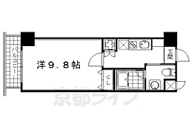 京都府京都市下京区岩上通高辻下る吉文字町（賃貸マンション1K・11階・29.90㎡） その2