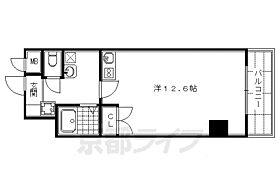 京都府京都市下京区高辻西洞院町（賃貸マンション1K・2階・32.87㎡） その2