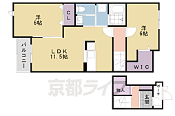 アルカンシエル 2LDKの間取図画像