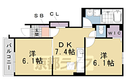 ソレアードII 2階