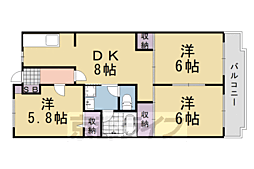 間取図画像 3DK