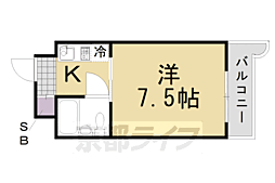 間取図画像 1K