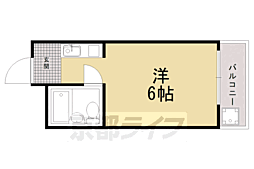 セントラルシティーハイツ ワンルームの間取図画像