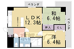クレセント・オークス 2階