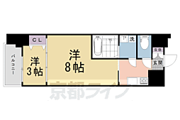 アクアプレイス京都千本丸太町 2階/202