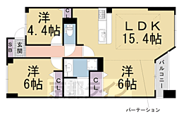 サーパス一条 6階