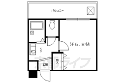 パルコーポ大宮 1Kの間取図画像