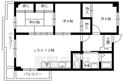 ロイヤルコテージ尊上院 3LDKの間取図画像