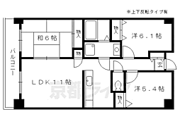 レジディア太秦 6階/601