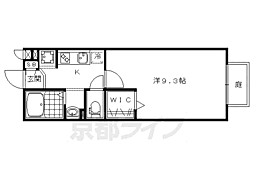 アイグレイス 1Kの間取図画像