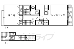 京都地下鉄東西線 小野駅 徒歩5分 2階/-