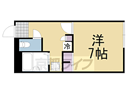 レオパレス亀岡駅前 1Kの間取図画像