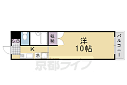 メゾン・ド・プレミール 1Kの間取図画像