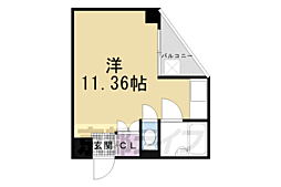 ジョインジェミニビル ワンルームの間取図画像
