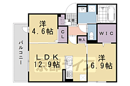 GRAMM松室吾田神町A 2階