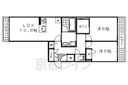 シャーメゾン小野小町 2LDKの間取図画像