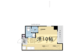 セントラルハイツ 1Kの間取図画像