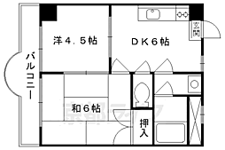 りきゅうハイツ 2DKの間取図画像