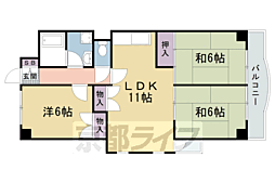グレイスヴィラ阿部 3LDKの間取図画像