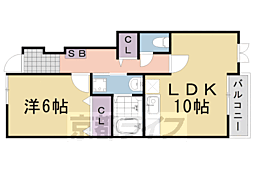 ミニヨンフィオーレ 1LDKの間取図画像