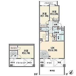 間取図画像 3LDK