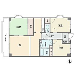 タワービレッジ鷺沼 3LDKの間取図画像
