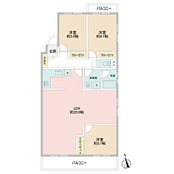 間取図画像 3LDK