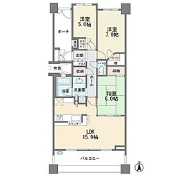 間取図画像 3LDK