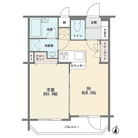 間取り ウィン多摩川 1階/-