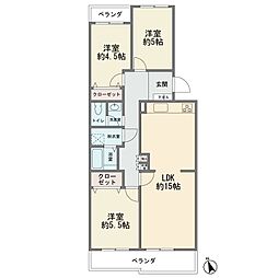 間取図画像 3LDK