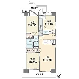 間取図画像 3LDK