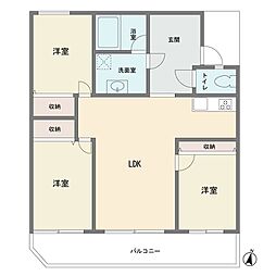 間取図画像 3LDK