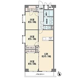 間取図画像 3LDK