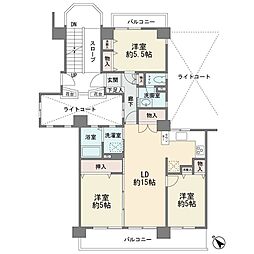 間取図画像 3LDK
