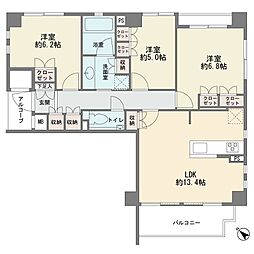 間取図画像 3LDK
