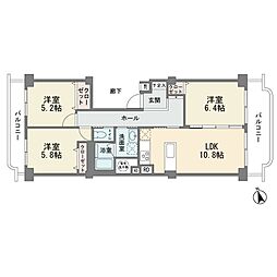 間取図画像 3LDK