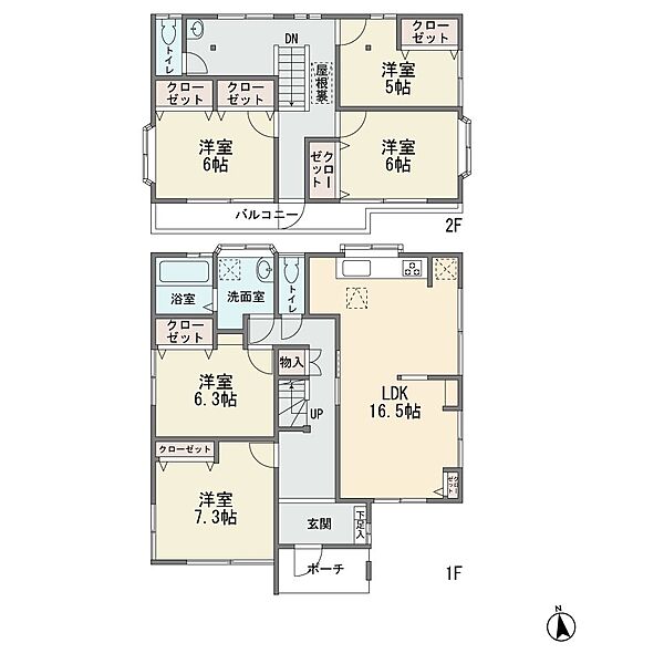 間取りを拡大表示