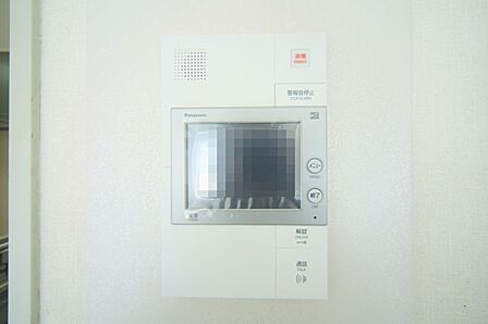 来訪者の確認ができる、モニターホンです。