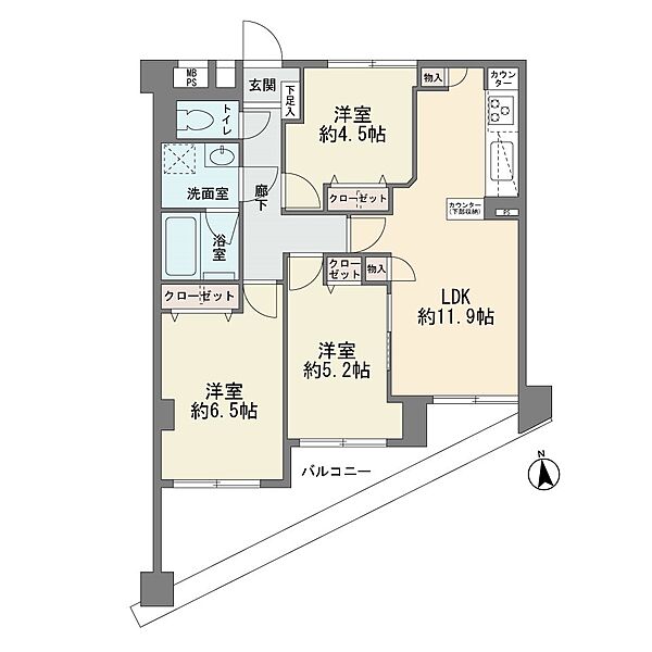 間取りを拡大表示